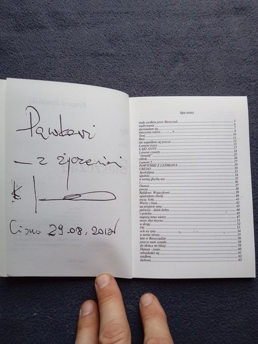 Idąc przez Bieszczad Ryszard Szociński.