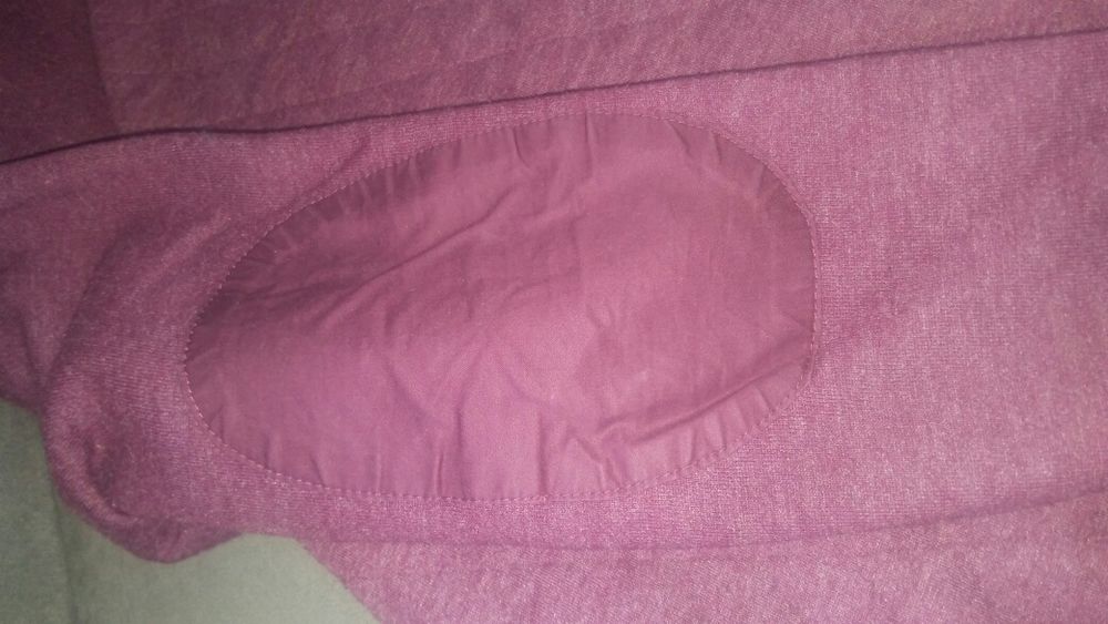 Bluza bordowa pikowana M oversize