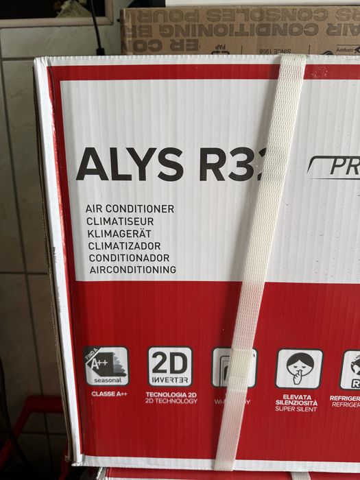 Klimatyzator Ariston ALYS R32 3.5 kW – nowy, kompletny zestaw