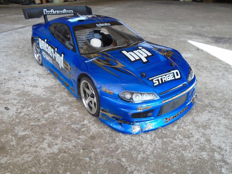 HPI RS4 1:10 Nitro 4WD  Nissan Sylvia S15 Model RC Spalinowy