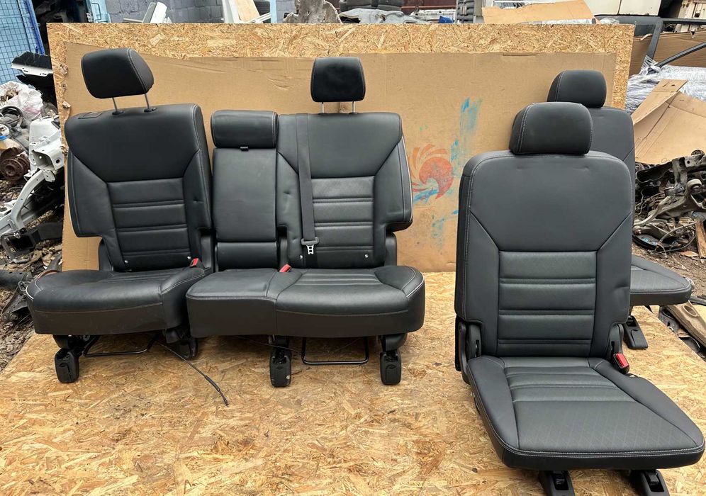 Салон сидушки сидения Kia sorento GT Line 2015 - 2020 Кожа шкіра 7мест