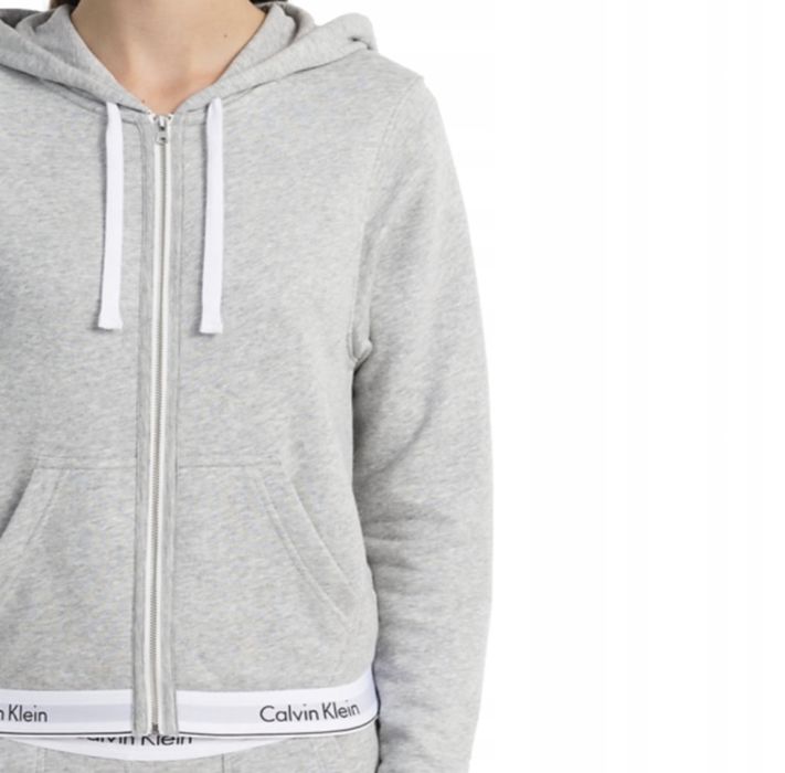 Komplet dresowy Calvin Klein XS szary spodnie bluza dres