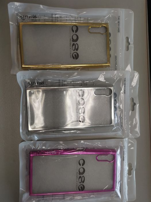 Komplet 3 sztuki etui plecki case do Sony Xperia XZ