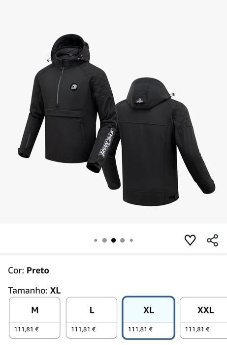 Casaco mota XL Novo