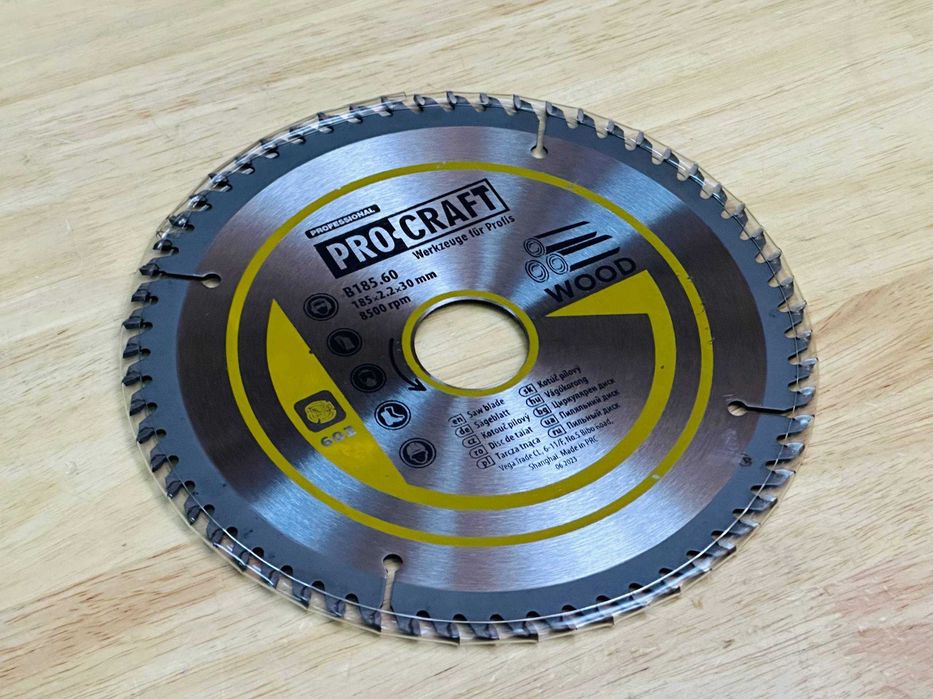Диск Пиляльний Procraft  По дереву |Універсальна посадка на Циркулярку