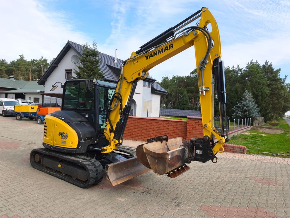 Koparka Yanmar SV60 PowerTilt, Klima, 2100h