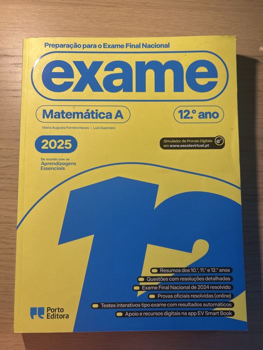 Livro de preparação para o exame de Matemática A