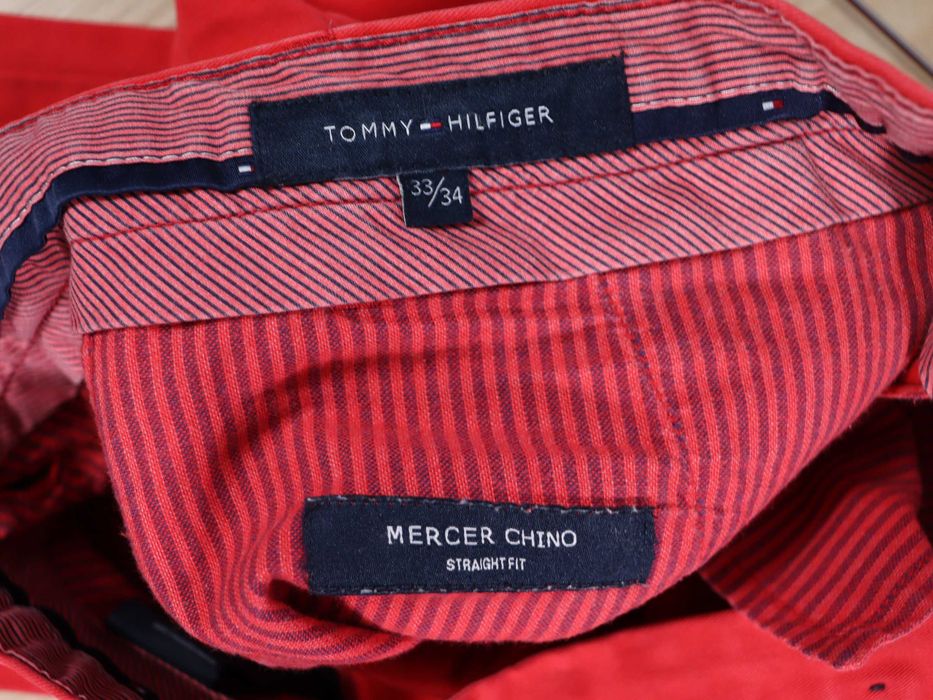 Tommy Hilfiger mercer chino straight fit spodnie męskie chinosy W33