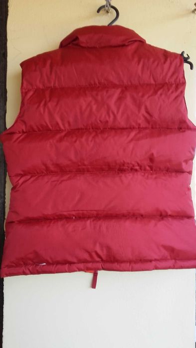 Bezrękawnik  kamizelka dwustronna roz M czerwona pomar. puch/pierze