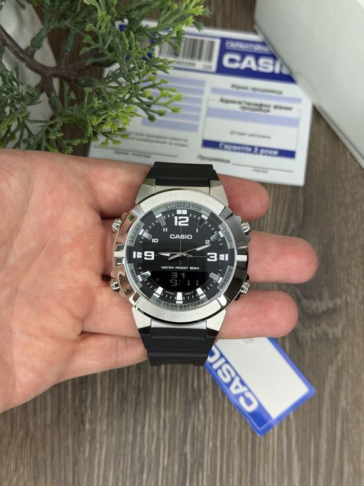 З гарантією / Новий оригінальний годинник Casio AMW-870-1A