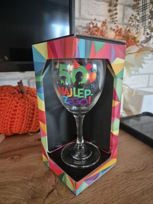 Kieliszek urodzinowy 50 lat