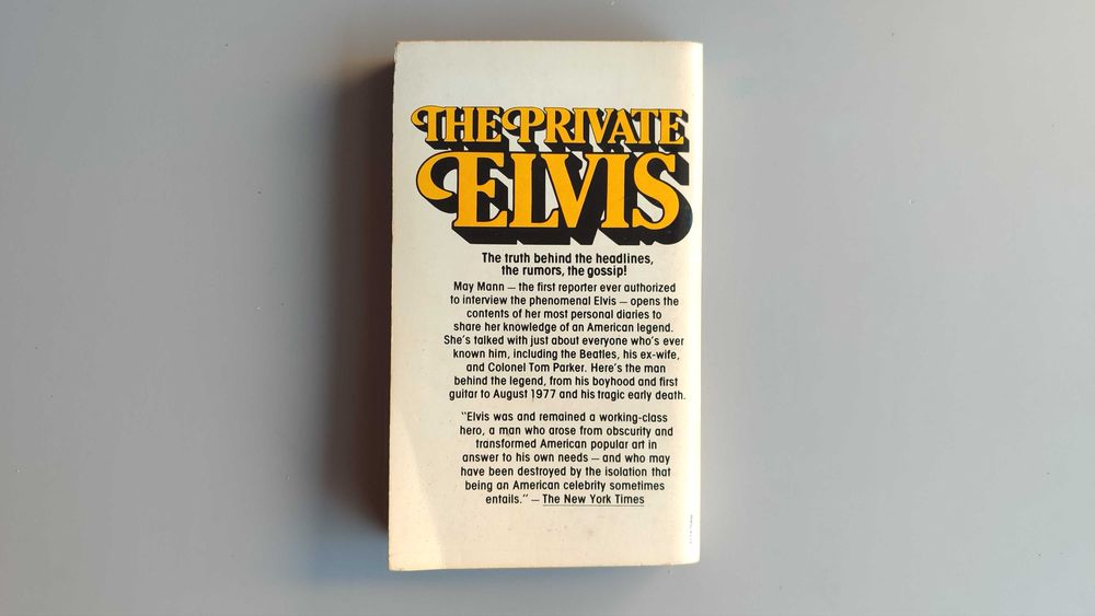 The Private Elvis (1977) – Pocket Books, New York (USA)