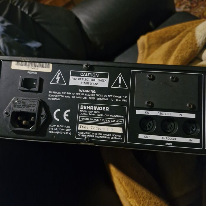 Behringer DSP 8000 Ultra-Curve V2.0 24-Bit EQ RTA – Nowa Bateria, Spra