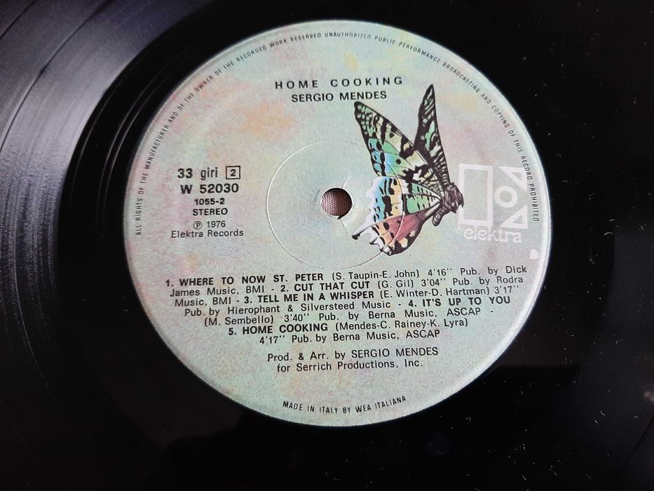 Sérgio Mendes & Brasil `77 - Home Cooking - Itália - Vinil LP