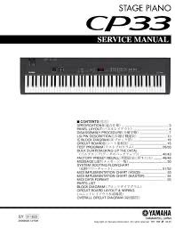 Piano Yamaha CP33 Professional Stage Piano