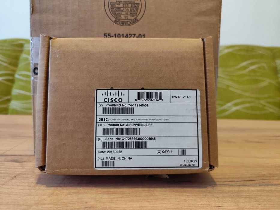 Access Point Cisco AIR-AP3802I-E-K9 + zasilacz