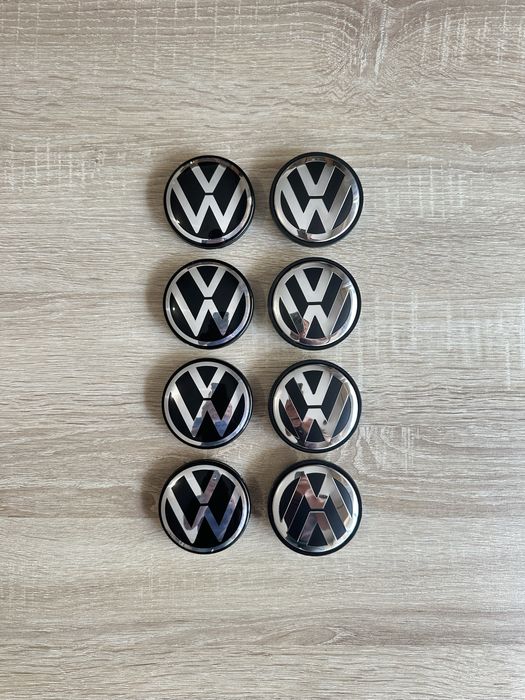 Conjunto 4 Centros Volkswagen 50mm 55mm 56mm 60mm 65mm 66mm 68mm 70mm