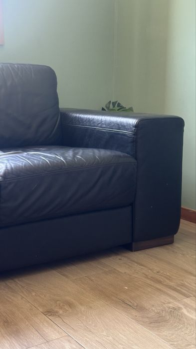 Sofa 2 lugares couro