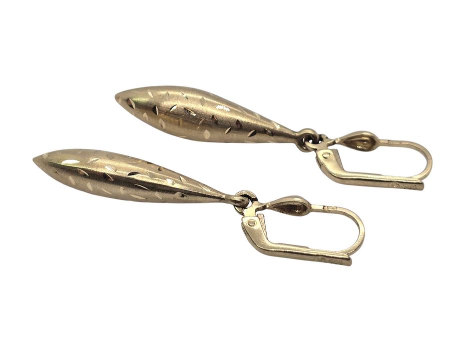 Złote kolczyki wiszące 585 2,26g / Twój Lombard / Raków
