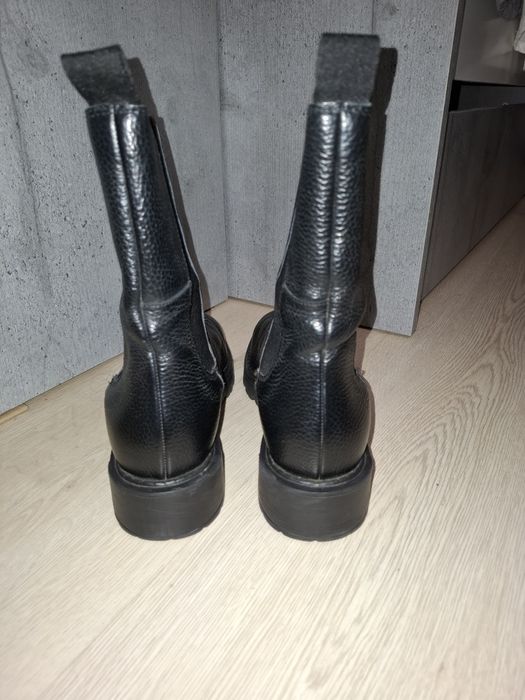 Czarne sztyblety Ryłko