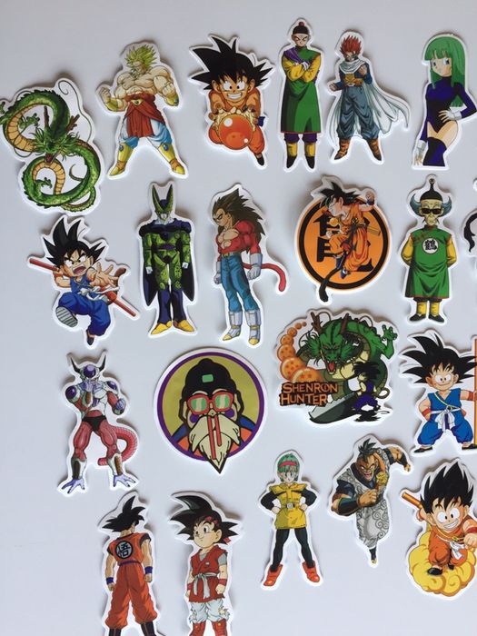 Autocolantes Dragon Ball Z, GT e Super