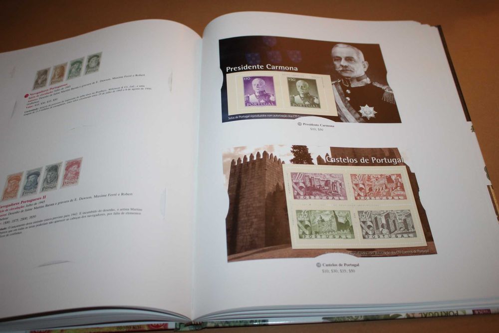 História de Portugal e do Escudo em Selos e Notas- Colecção Completa