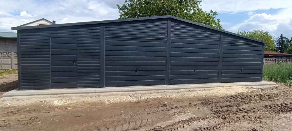 Garaz blaszak 12x6 grafit mat producent