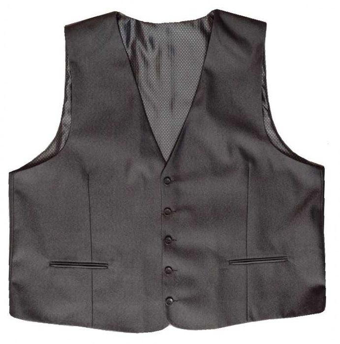 *_* GARNITUR męski szary stalowy wzrost ok. 180cm