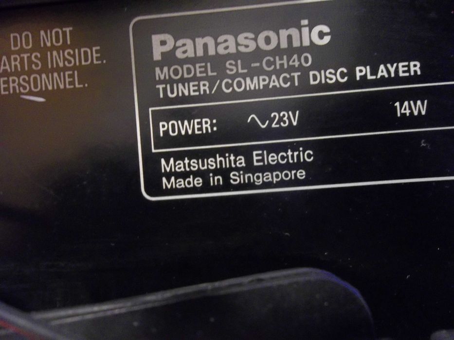 radio panasonic su ch=40