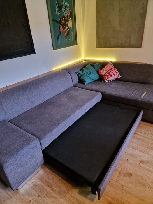 Sofa narożna z funkcja spania