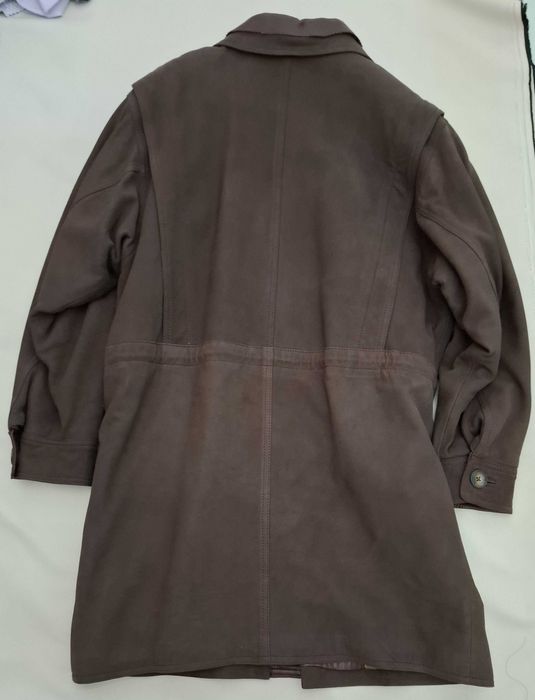 Parka nova de camurça Clube do Couro 48 - SALDO