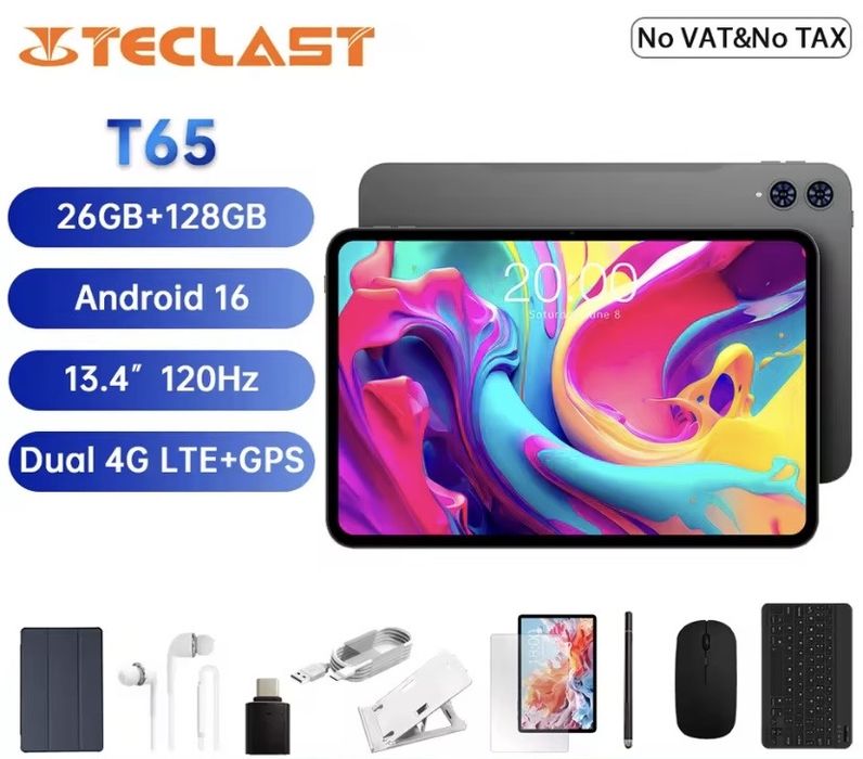 Tablet Teclast T65 Android 16  13,4 cala SIM