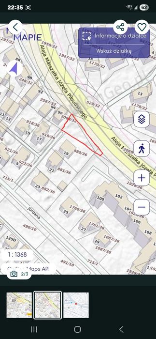 Działka przy ul. PIŁSUDSKIEGO-Tychy Paprocany  do wynajęcia