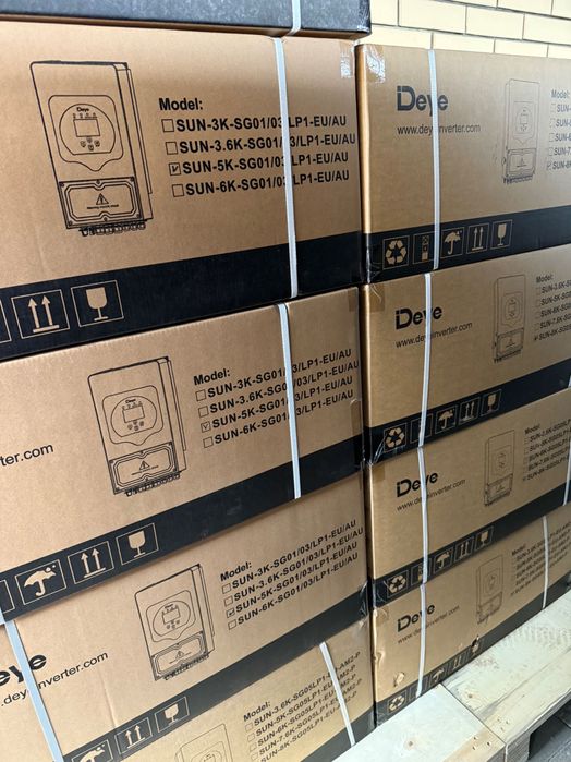 Гібридний інвертор Deye SUN-8K-SG05LP1-EU 8kW, 1Ф, 48V