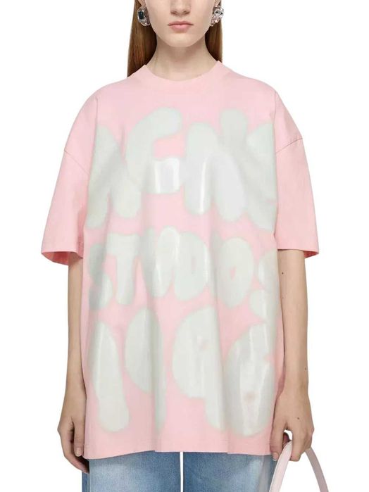 Футболка Acne Studios Eresa Cotton Jersey T-shirt Innocent Pink