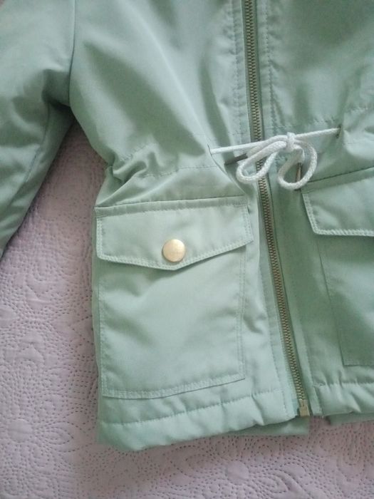 Przejściowa kurtka parka dla dziewczynki 98 jak nowa