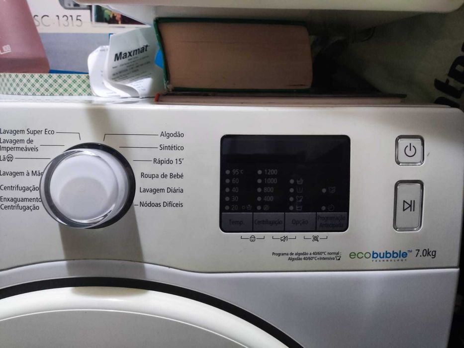 Máquina de lavar roupa Samsung Ecobubble 7kg 1400RPM