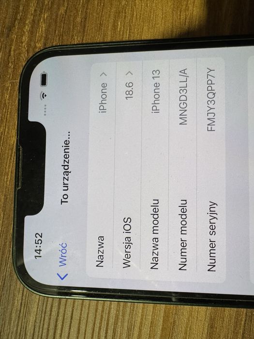 Iphone 13 128 GB kolor zielony