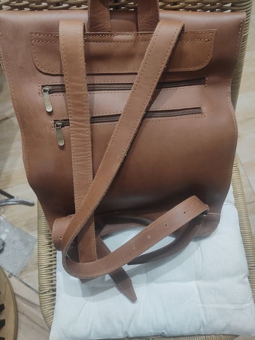 Plecak ze skóry jak nowy