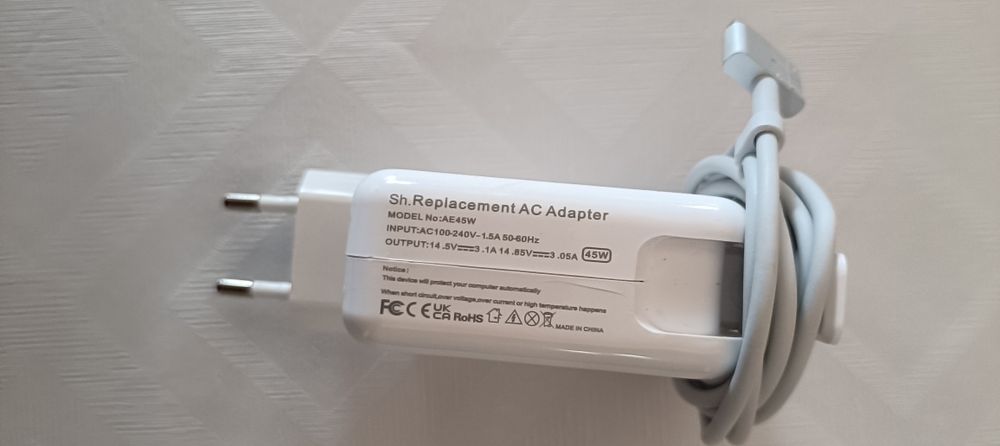 Carregador MacBook Air MagSafe 2 45W Novo