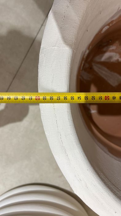 Gliniane białe donice DIY