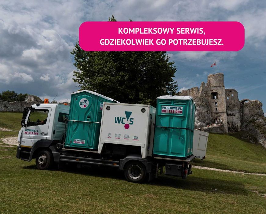 Toaleta przenośna – wynajem kabin WC na budowę, imprezę | Szczecin