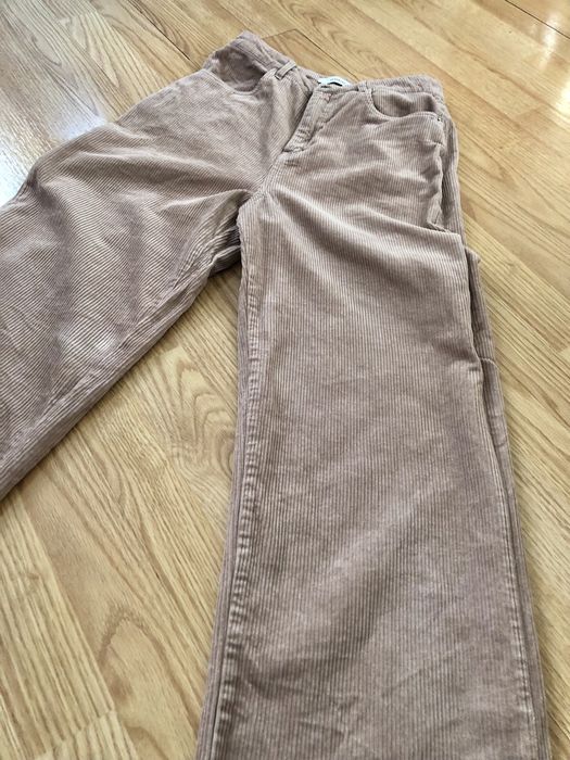 Spodnie sztruksowe H&M