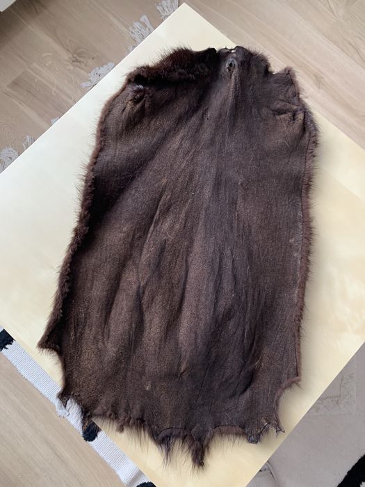 Nutria futro naturalne skórki z nutrii 18szt. do szycia