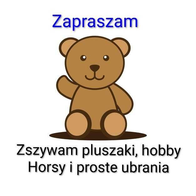 Naprawy misiów, pluszaków, pluszowych zwierzątek i hobby horsów