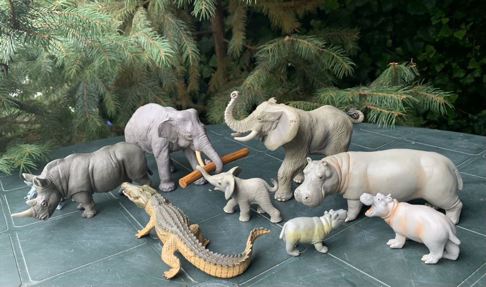 Фигурки Schleich динозавр, морские ,дикие и домашнии животные