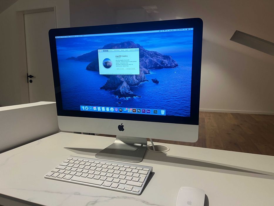 imac 21,5'' 2013 teclado e mouse apple