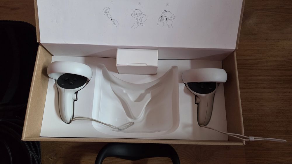 Oculus Quest 2 128gb + kabel 5m + gumowa nakładka + torba ochronna