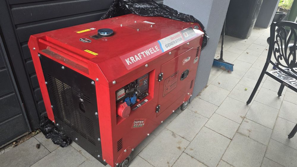 Agregat prądotwórczy Kraftwele SDG16000S Diesel Silent – uszkodzony