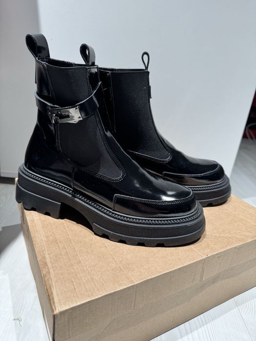 Ботінки, чоботи, Натуральні челсі, зима (39 розмір)